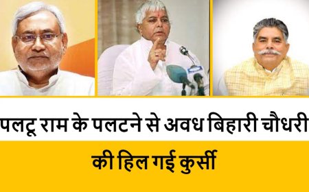 पलटू राम के पलटने से अवध बिहारी चौधरी की हिल गई कुर्सी
