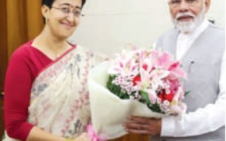 दिल्ली की मुख्यमंत्री आतिशी ने की प्रधानमंत्री से मुलाकात