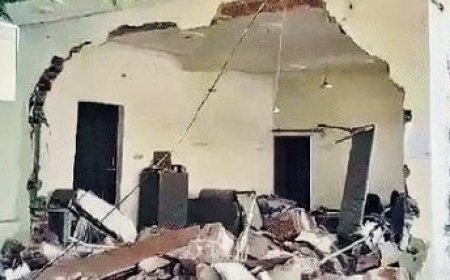 संघ स्वयंसेवक को चाकू घोंपने वाले का घर ढहाया जयपुर।