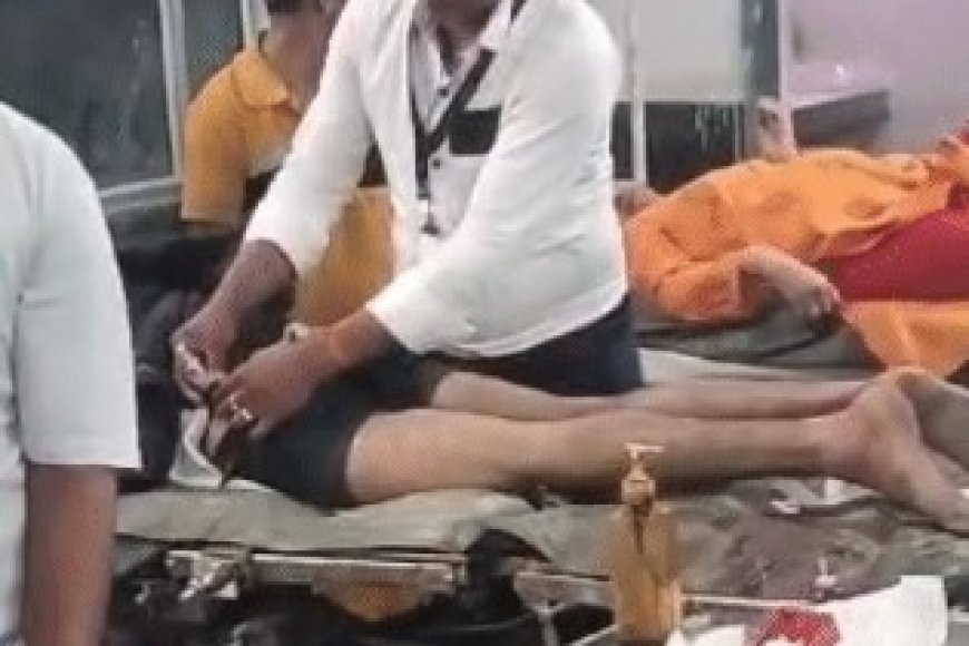 डॉक्टर से बड़ा उनका ड्राइवर के डॉक्टर और नर्सिंग स्टाफ भी परेशान है