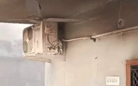 एसी में शॉर्ट सर्किट से लगी आग में मां और दो बच्चे जिंदा जले