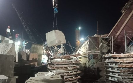 गुजरात के आणंद में बुलेट ट्रेन ट्रैक का पुल गिरा 2 मजदूरों की मौत, एक गंभीर घायल आणंद