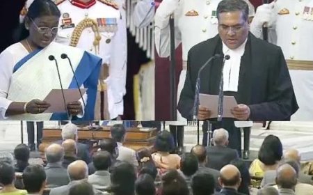 जस्टिस संजीव खन्ना देश के 51वें चीफ जस्टिस बने, राष्ट्रपति ने दिलाई शपथ