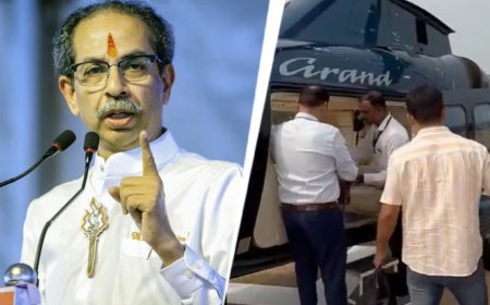 महाराष्ट्र के सोलापुर में चुनाव आयोग ने फिर की उद्धव के हेलीकॉप्टर की जांच