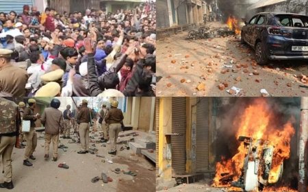 उत्तरप्रदेश : संभल की जामा मस्जिद का सर्वे करने गई टीम पर पथराव, वाहनों में तोड़फोड़