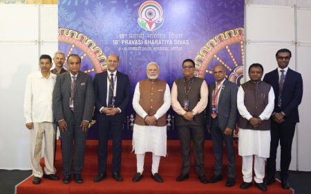 प्रधानमंत्री ने 18वें प्रवासी भारतीय दिवस सम्मेलन का किया उद्घाटन