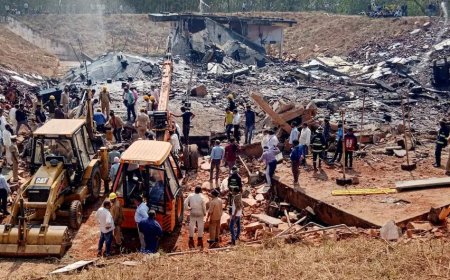 भंडारा के आयुध कारखाने में विस्फोट होने से आठ लोगों की मौत