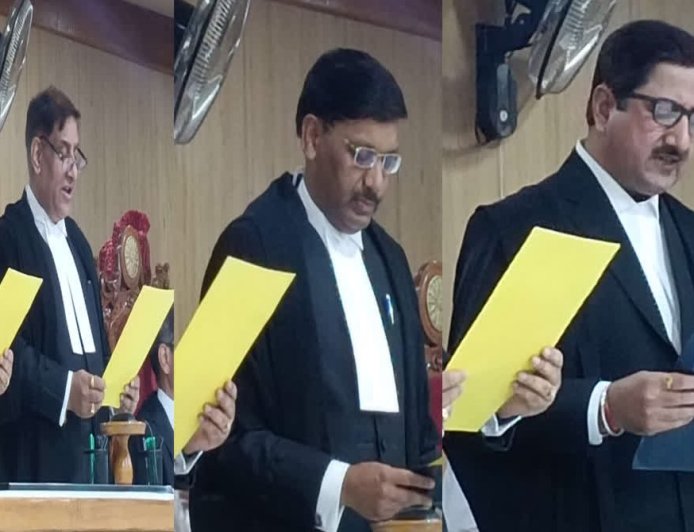 राजस्थान हाईकोर्ट के तीन नवनियुक्त जजों ने ली शपथ