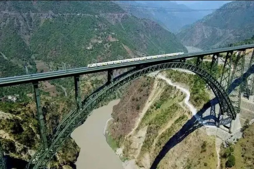 फरवरी में होगा उधमपुर - श्रीनगर-बारामुला रेलवे