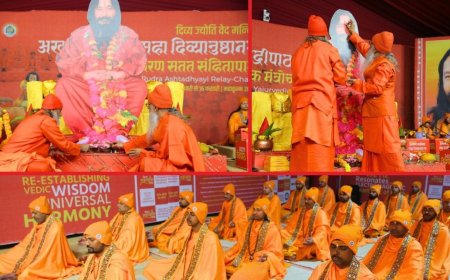 महाकुंभ में 'वैदिक मंत्रों का जाप ' कर विद्वानों ने बनाया विश्व रिकॉर्ड