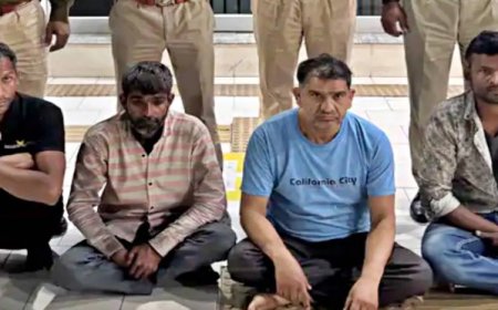 मुख्यमंत्री भजनलाल को मारने की धमकी भरे कॉल मामले में चार आरोपित प्रोडक्शन वारंट पर गिरफ्तार