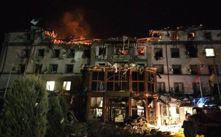 यूक्रेन में रूस का मिसाइल हमला, चार की मौत