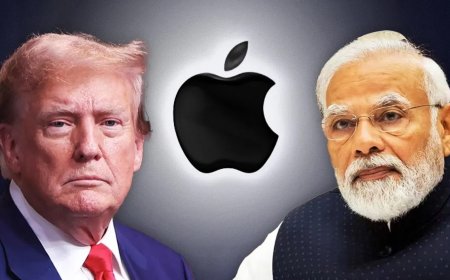 ट्रम्प की धमकी: भारत में बने आईफोन पर 25% टैरिफ