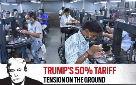 अमेरिका द्वारा लगाए गए नए टैरिफ (शुल्क) ने भारत के हीरा उद्योग, विशेषकर सूरत के डायमंड हब, को गंभीर रूप से प्रभावित किया है।