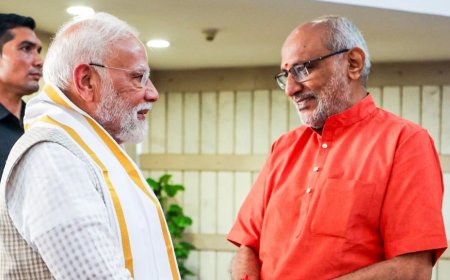 सी.पी. राधाकृष्णन बने भारत के नए उपराष्ट्रपति