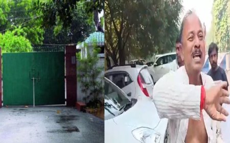 राबड़ी आवास के बाहर नेता ने फाड़ा कुर्ता, कहा— टिकट के लिए ₹2.70 करोड़ मांगे गए