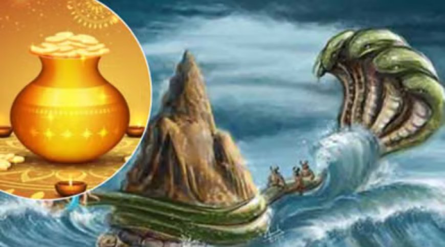धनतेरस आज:हेल्थ और वेल्थ से जुड़ी समुद्र मंथन की कहानी; जानिए 14 रत्नों से कैसे करें लाइफ मैनेजमेंट