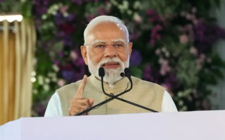 पीएम मोदी ने गुजरात में ₹9,700 करोड़ की विकास परियोजनाओं का उद्घाटन किया — आदिवासी क्षेत्रों के विकास पर बड़ा जोर