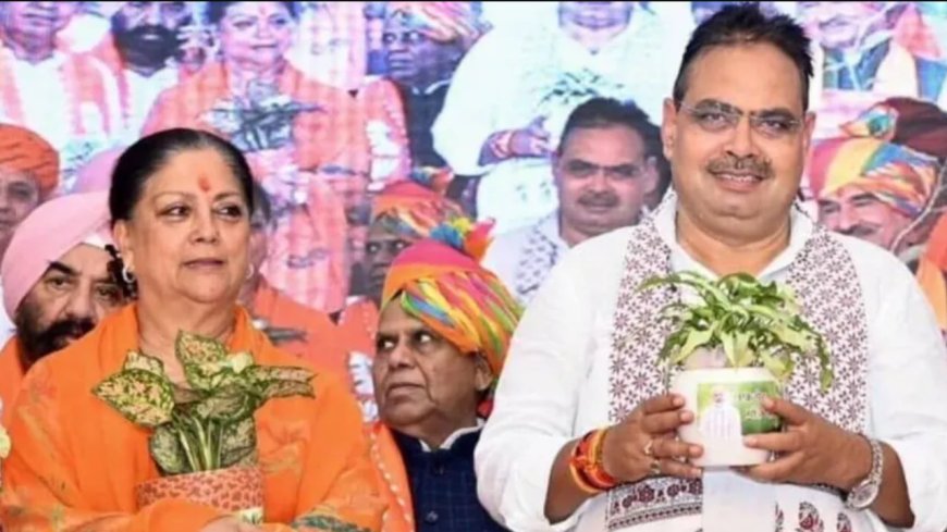 अंता उपचुनाव में पहली बार सीएम भजनलाल और पूर्व सीएम वसुंधरा राजे का साझा रोड शो — एकजुटता का संदेश, जनता में उत्साह