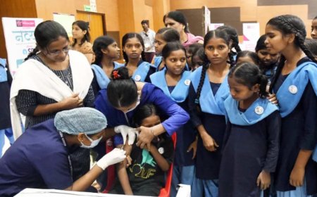 एचपीवी वैक्सीनेशन अभियान की शुरुआत