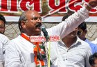 कोटा में प्रहलाद गुंजल का जंगी प्रदर्शन, सरकार को उखाड़ फेंकने का आह्वान