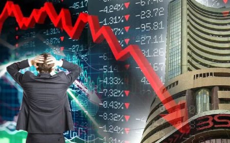 मिडिल-ईस्ट संकट का असर: शेयर बाजार में भारी गिरावट, सेंसेक्स 900 अंक से ज्यादा टूटा