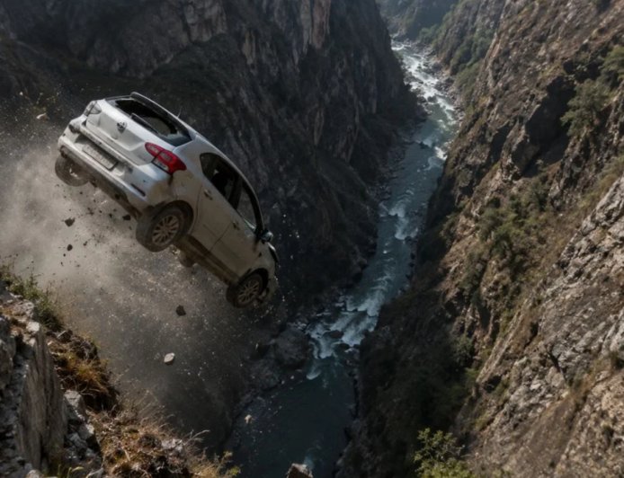 हिमाचल में बड़ा सड़क हादसा: चंबा में पर्यटकों की गाड़ी खाई में गिरी, 6 की मौत