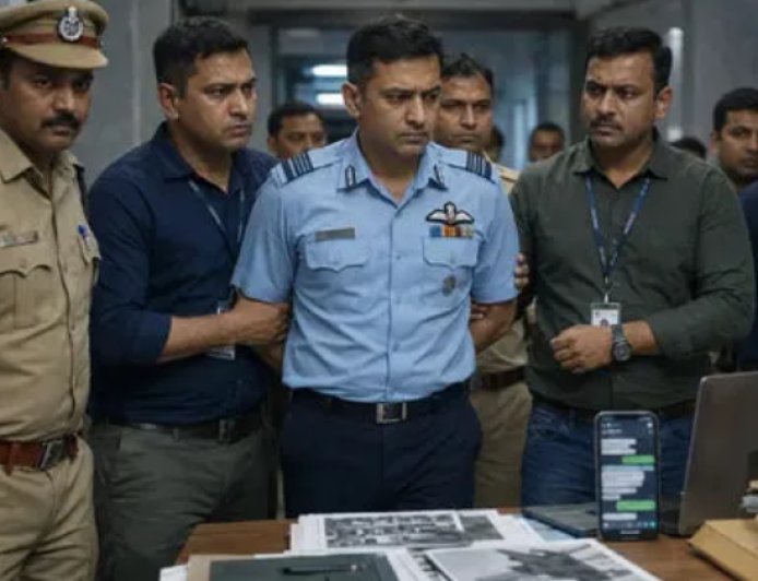 IAF Officer Arrested in Honey-Trap Case, Classified Defence Data Leak Alleged