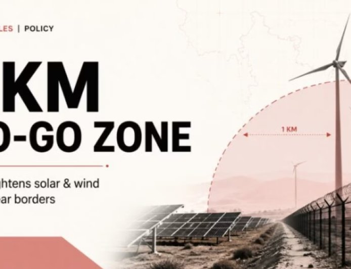 Border Areas में Renewable Energy Projects पर MHA की सख्ती, 1 किमी तक Solar-Wind Projects पर रोक