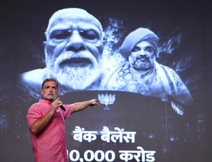 प्रयागराज में राहुल गांधी का ‘छात्रों की गूंज’ कार्यक्रम: बोले- “रील 21वीं सदी का नशा”, 1,000 युवाओं में सिर्फ 12 को स्थायी नौकरी का दावा