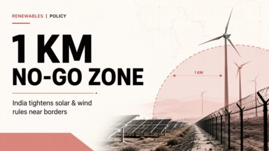 Border Areas में Renewable Energy Projects पर MHA की सख्ती, 1 किमी तक Solar-Wind Projects पर रोक